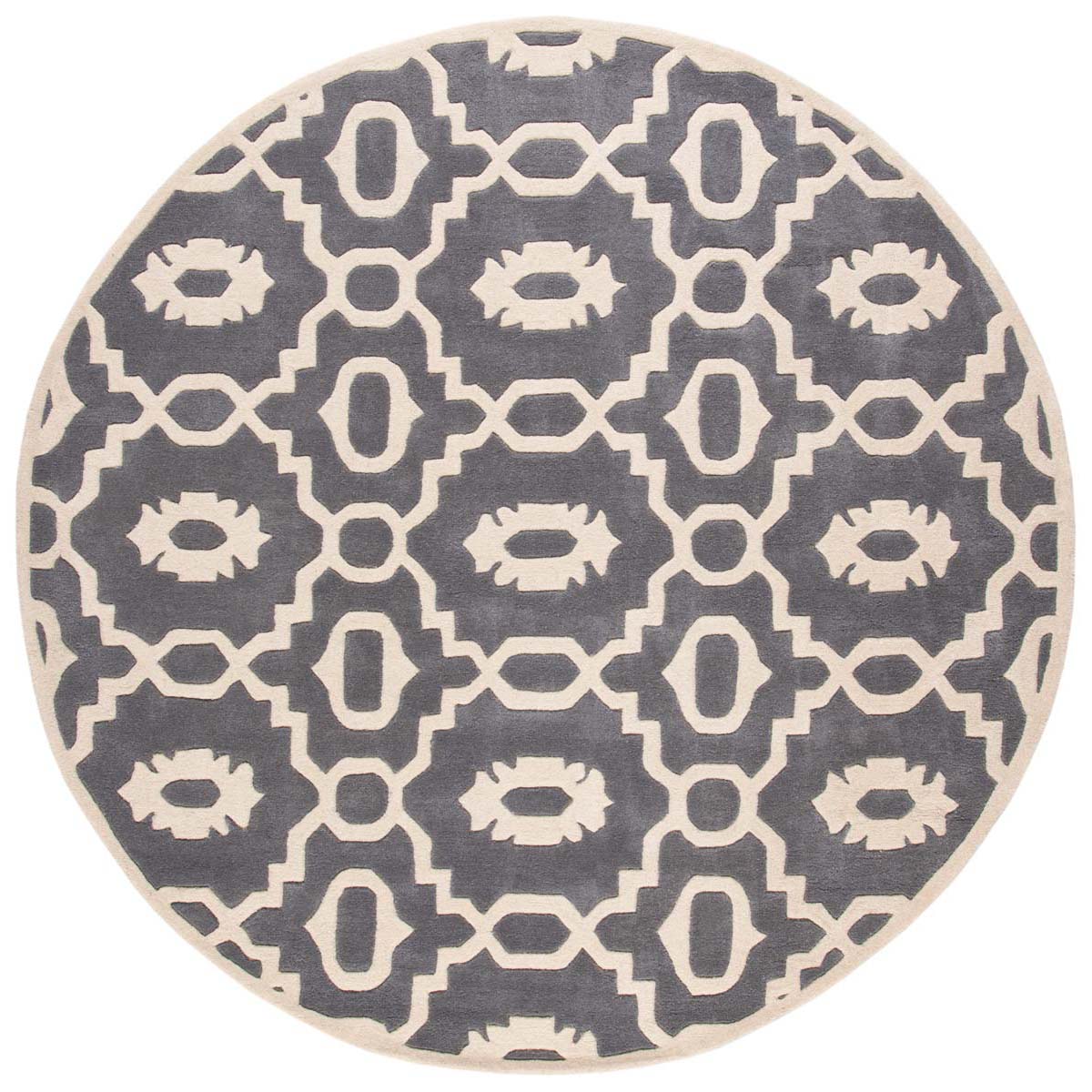 Safavieh Chatham 745 Rug, CHT745 - Dark Grey / Ivory