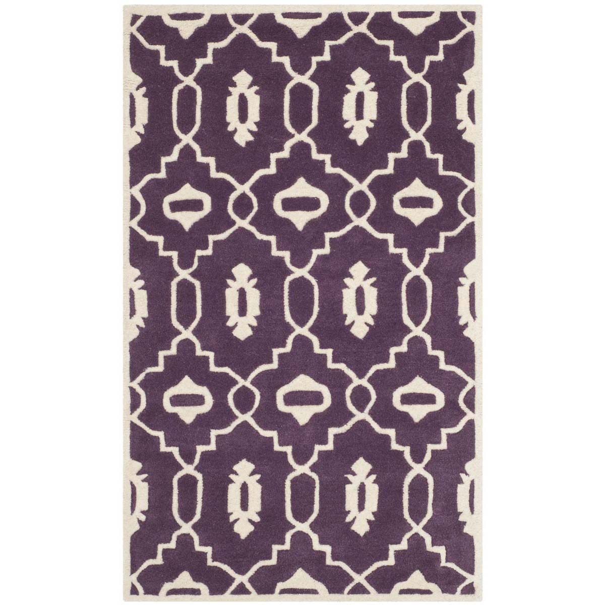 Safavieh Chatham 745 Rug, CHT745 - Purple / Ivory