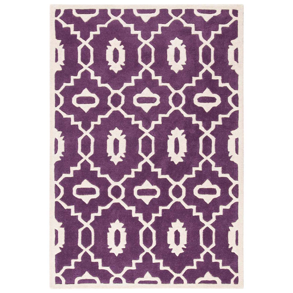 Safavieh Chatham 745 Rug, CHT745 - Purple / Ivory