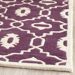 Safavieh Chatham 745 Rug, CHT745 - Purple / Ivory