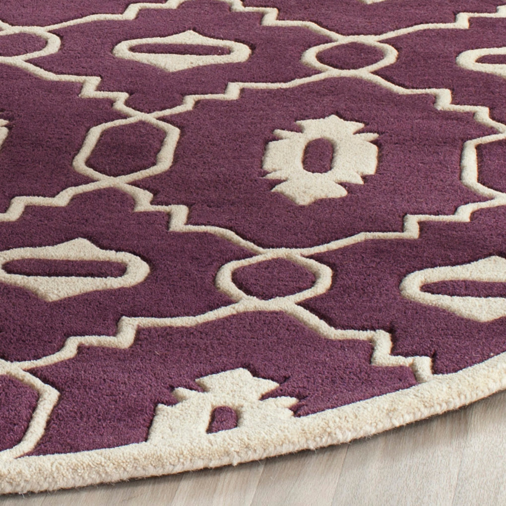 Safavieh Chatham 745 Rug, CHT745 - Purple / Ivory