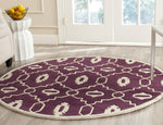 Safavieh Chatham 745 Rug, CHT745 - Purple / Ivory