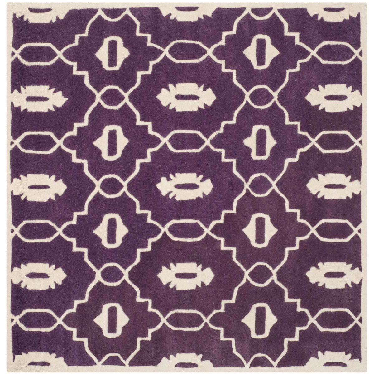 Safavieh Chatham 745 Rug, CHT745 - Purple / Ivory