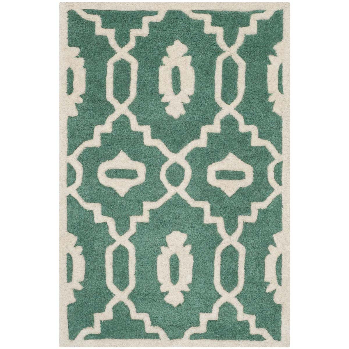Safavieh Chatham 745 Rug, CHT745 - Teal / Ivory