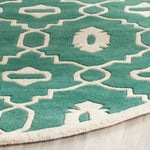 Safavieh Chatham 745 Rug, CHT745 - Teal / Ivory
