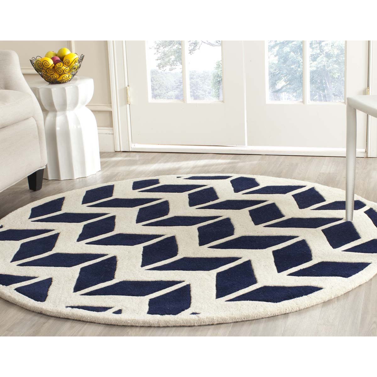 Safavieh Chatham 746 Rug, CHT746 - Dark Blue / Ivory