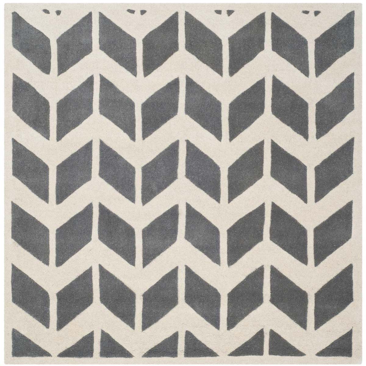 Safavieh Chatham 746 Rug, CHT746 - Dark Grey / Ivory
