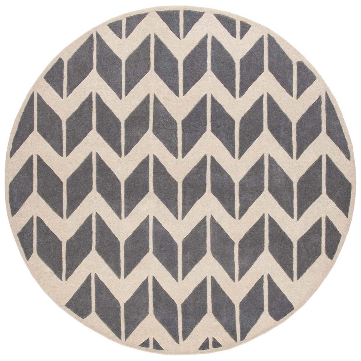 Safavieh Chatham 746 Rug, CHT746 - Dark Grey / Ivory