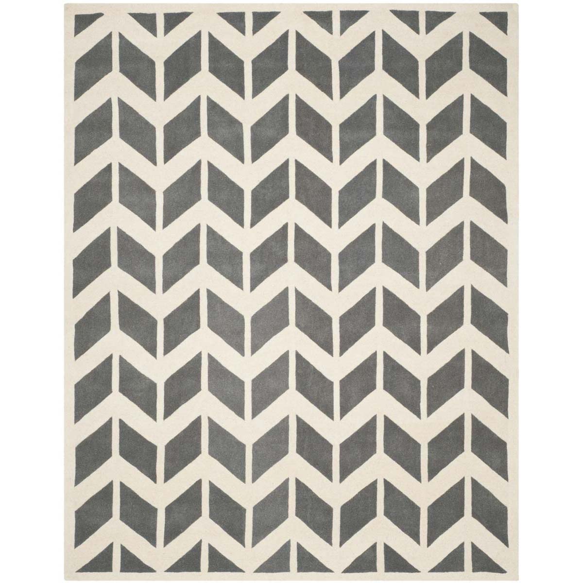 Safavieh Chatham 746 Rug, CHT746 - Dark Grey / Ivory