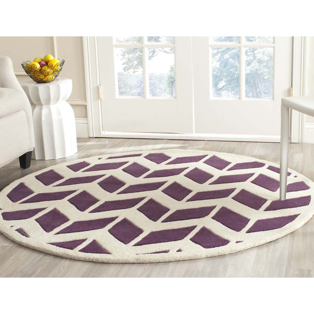 Safavieh Chatham 746 Rug, CHT746 - Purple / Ivory