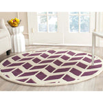 Safavieh Chatham 746 Rug, CHT746 - Purple / Ivory