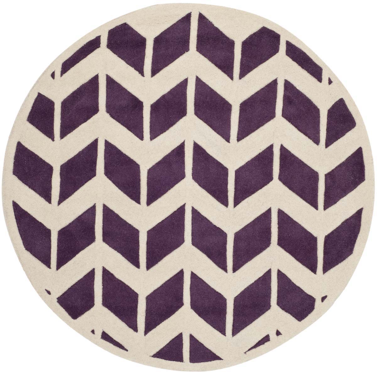 Safavieh Chatham 746 Rug, CHT746 - Purple / Ivory