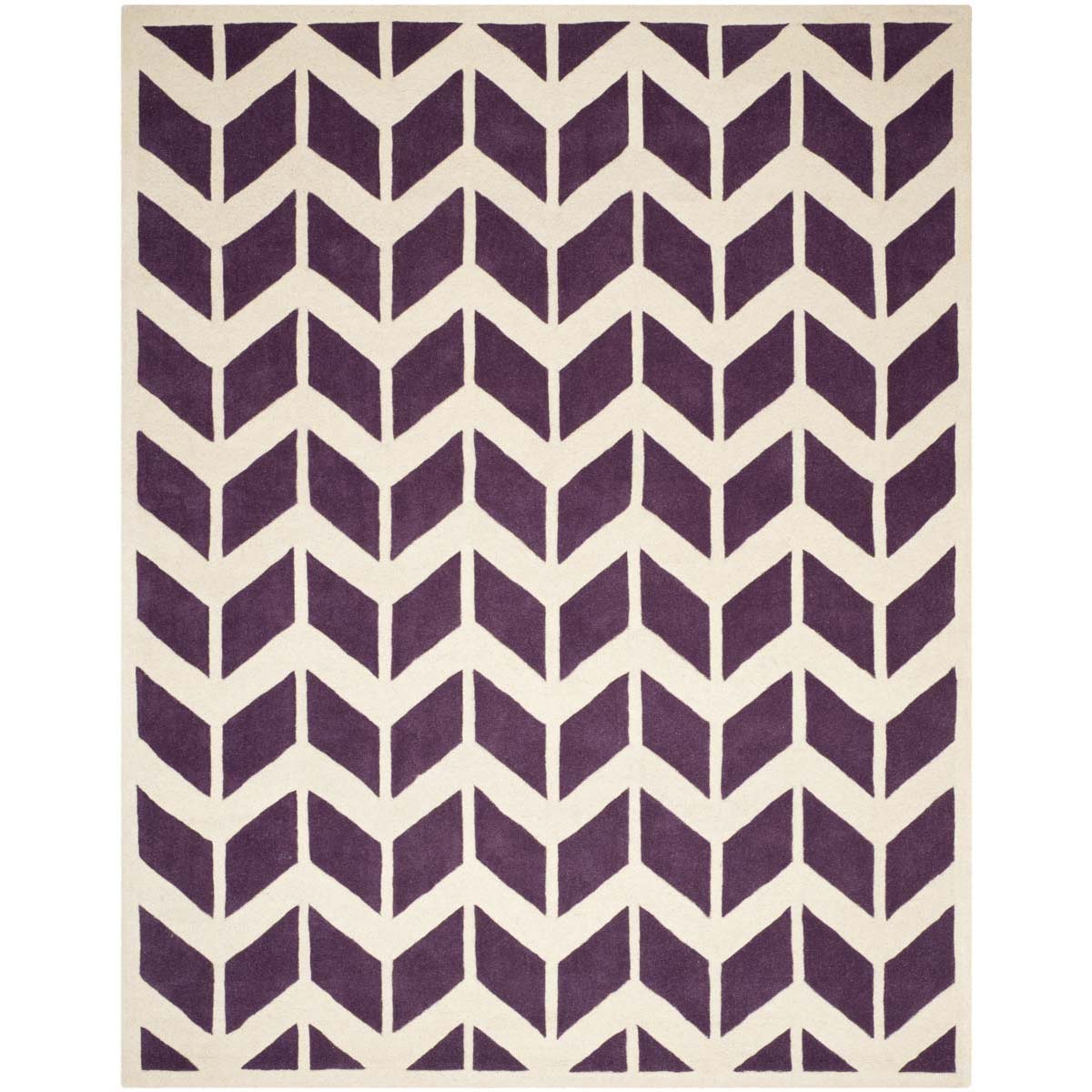 Safavieh Chatham 746 Rug, CHT746 - Purple / Ivory