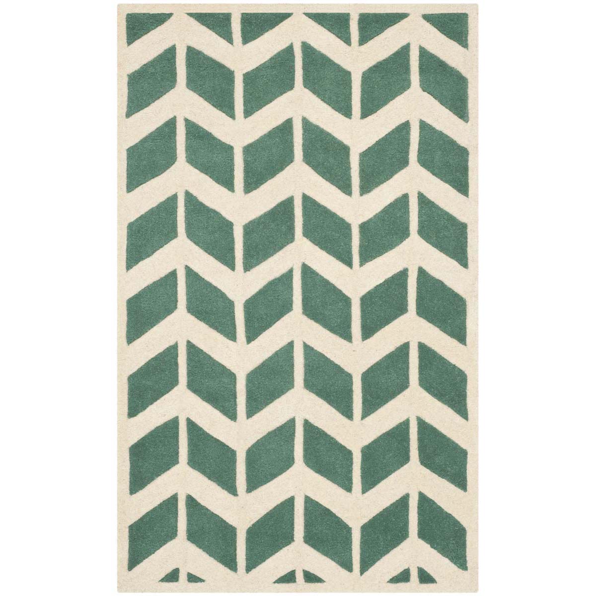 Safavieh Chatham 746 Rug, CHT746 - Teal / Ivory