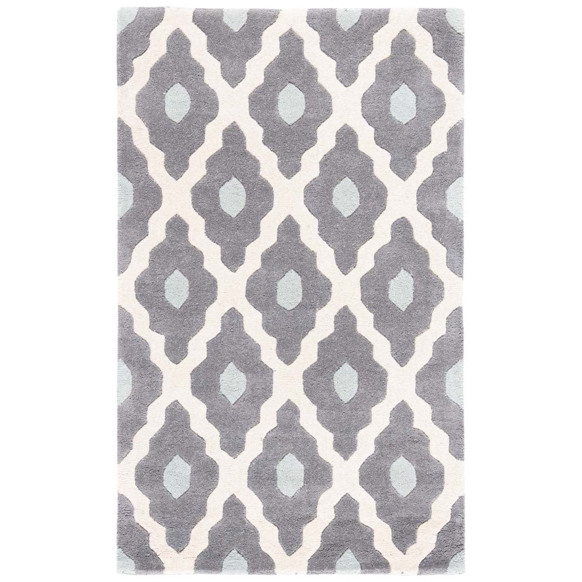 Safavieh Chatham 748 Rug, CHT748 - Ivory / Dark Grey