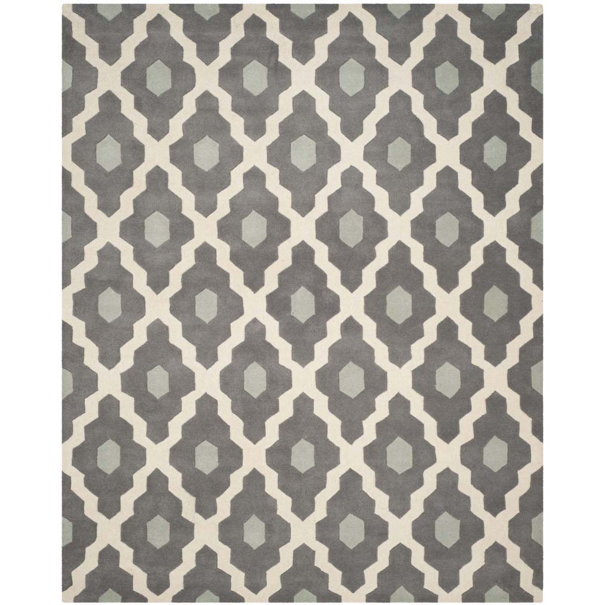 Safavieh Chatham 748 Rug, CHT748 - Ivory / Dark Grey