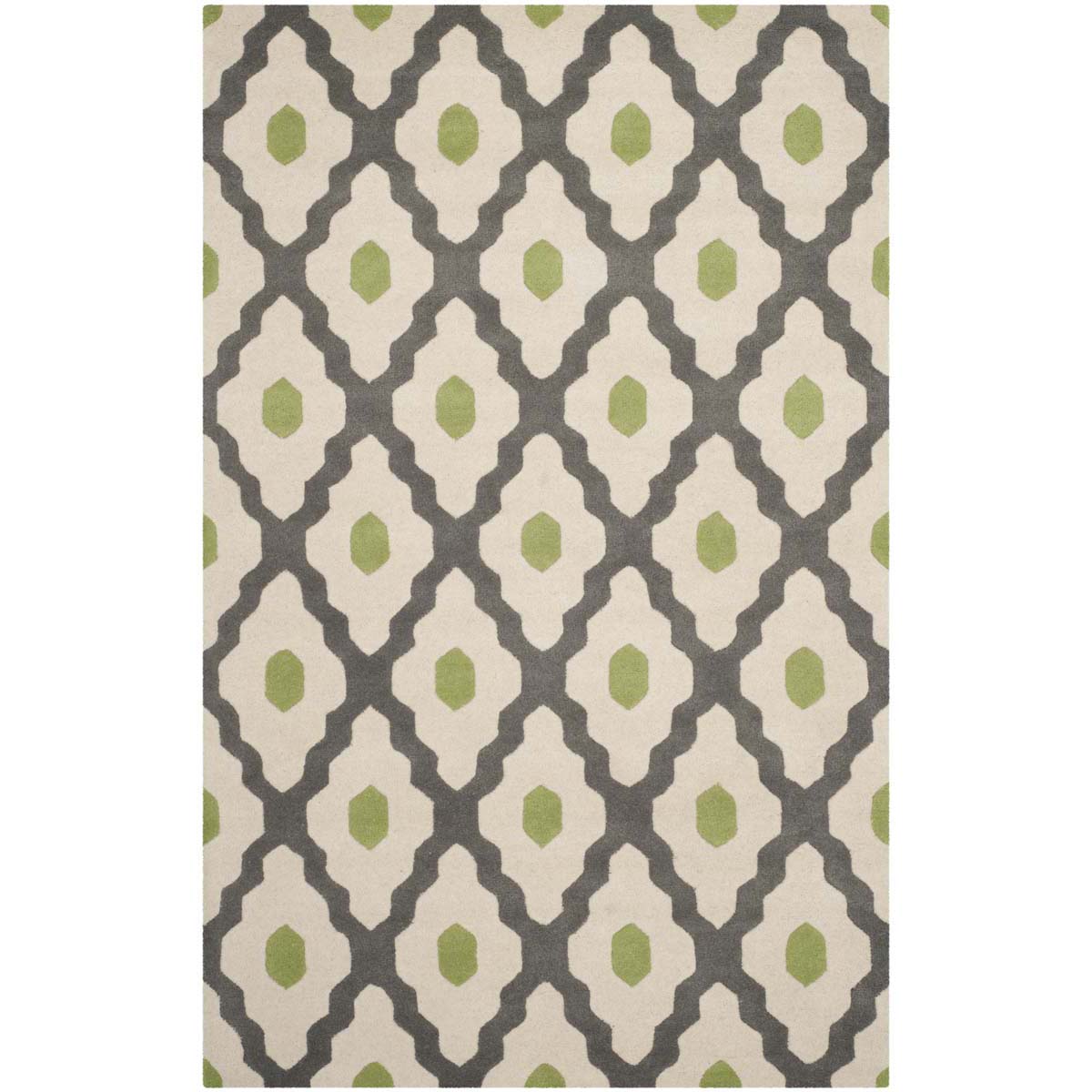Safavieh Chatham 748 Rug, CHT748 - Dark Grey / Ivory