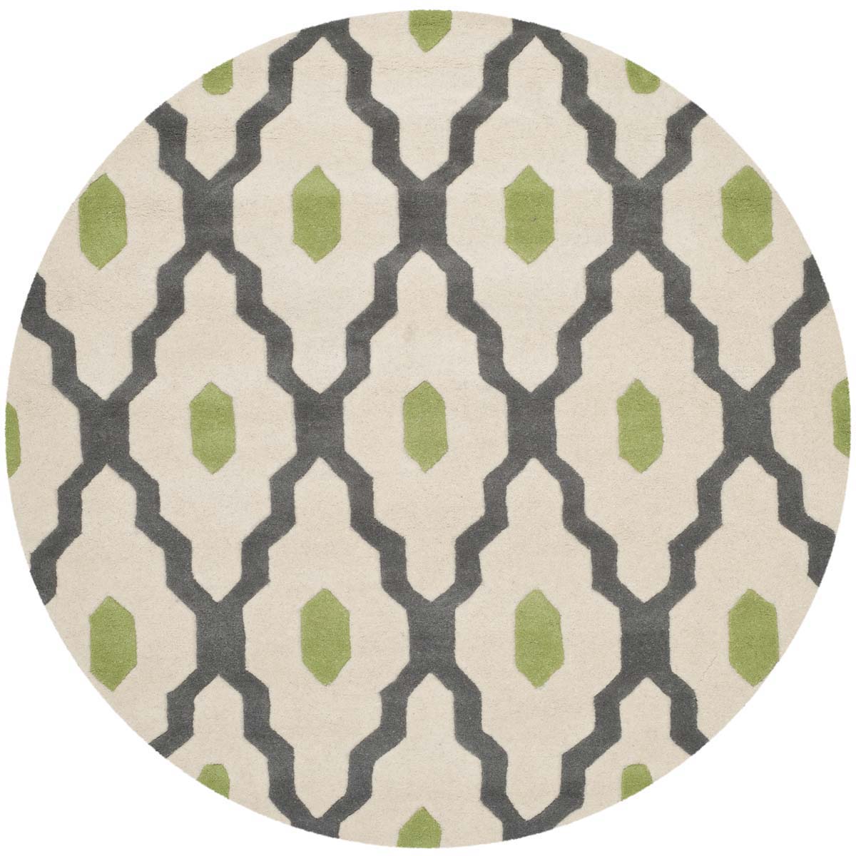 Safavieh Chatham 748 Rug, CHT748 - Dark Grey / Ivory