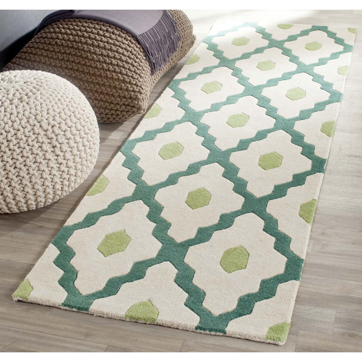Safavieh Chatham 748 Rug, CHT748 - Ivory / Teal