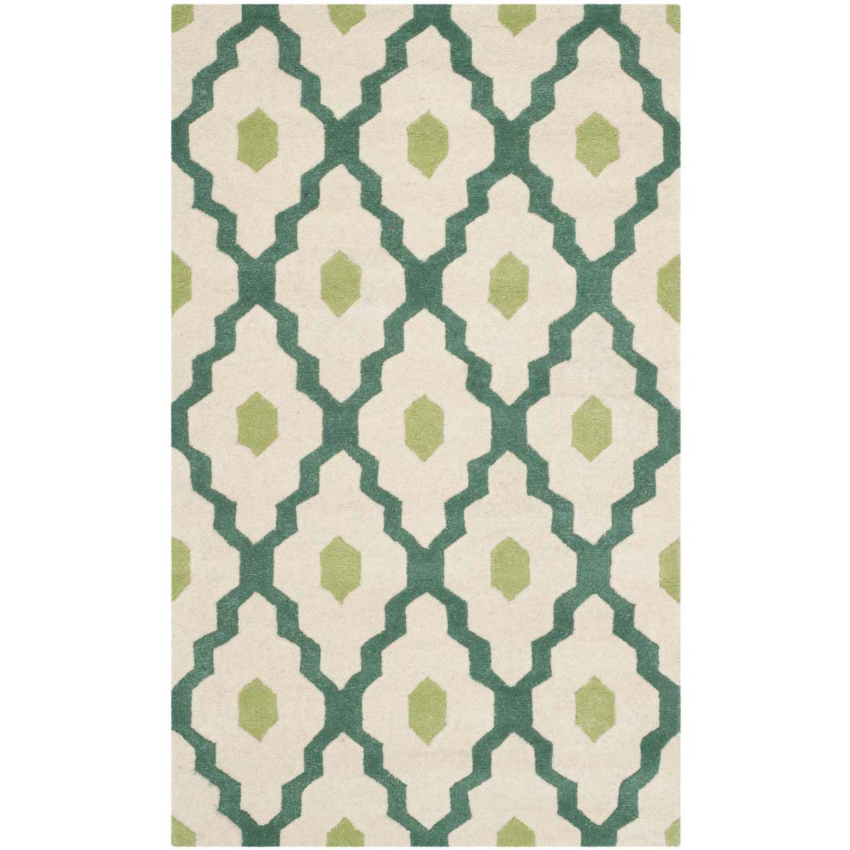Safavieh Chatham 748 Rug, CHT748 - Ivory / Teal