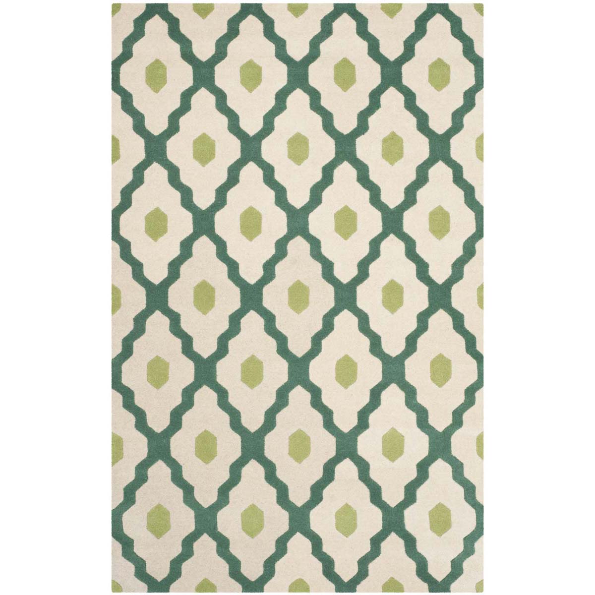 Safavieh Chatham 748 Rug, CHT748 - Ivory / Teal