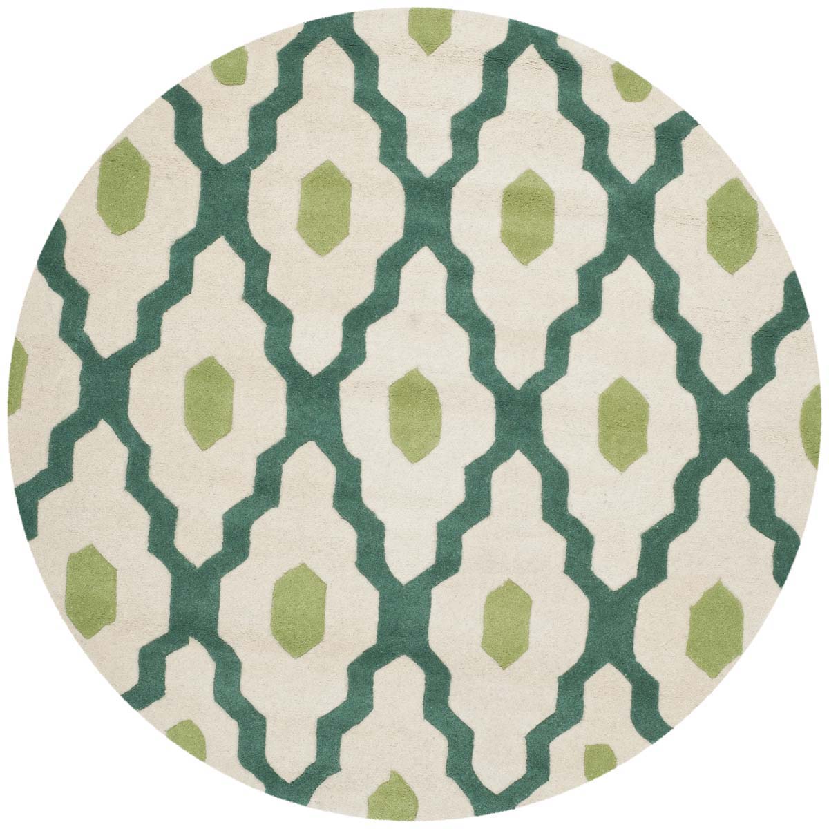 Safavieh Chatham 748 Rug, CHT748 - Ivory / Teal