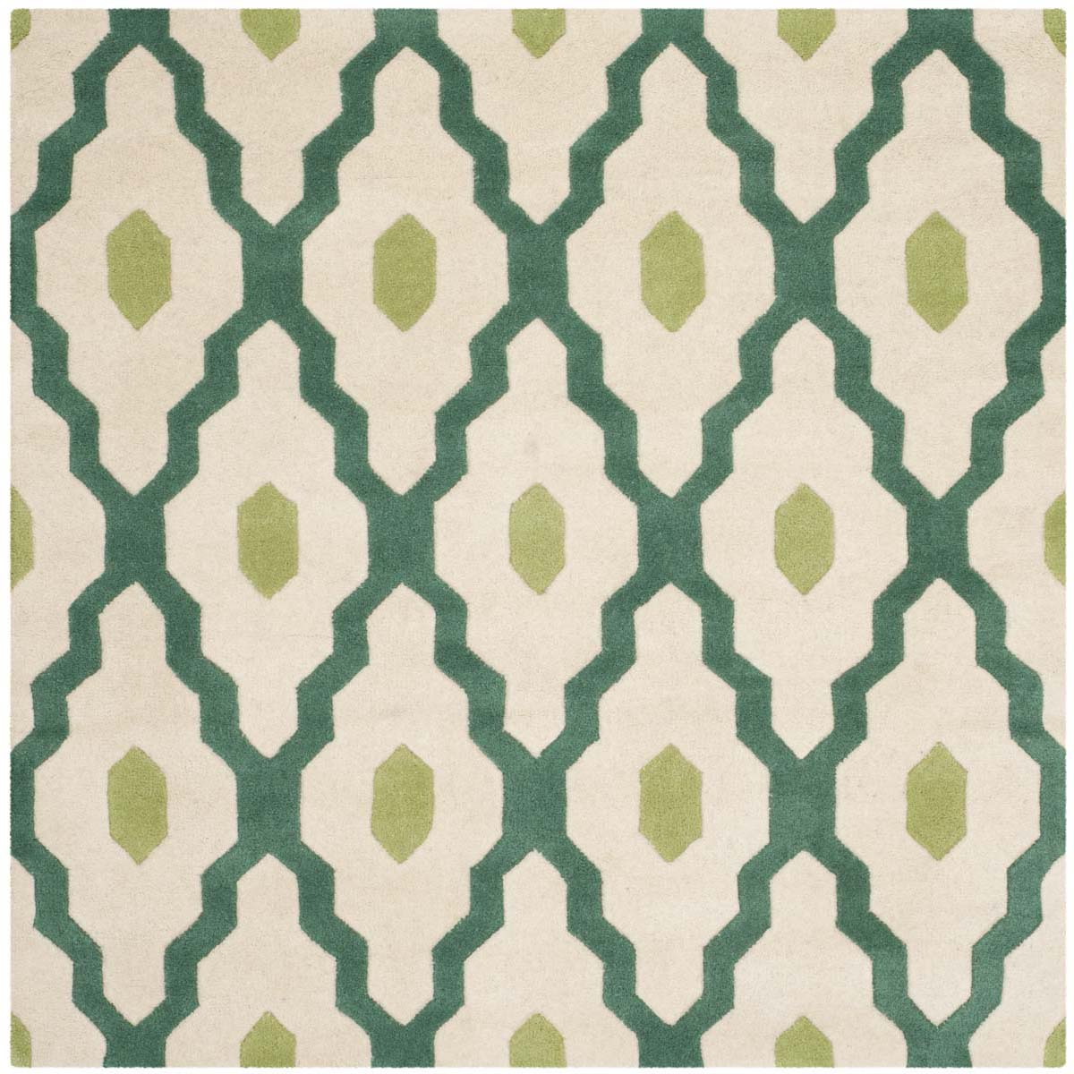 Safavieh Chatham 748 Rug, CHT748 - Ivory / Teal