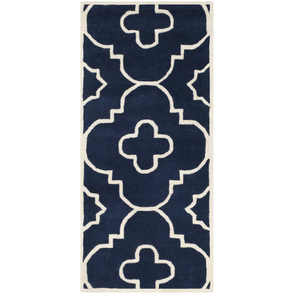 Safavieh Chatham 750 Rug, CHT750 - Dark Blue / Ivory