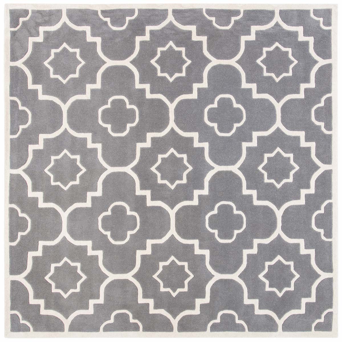 Safavieh Chatham 750 Rug, CHT750 - Dark Grey / Ivory