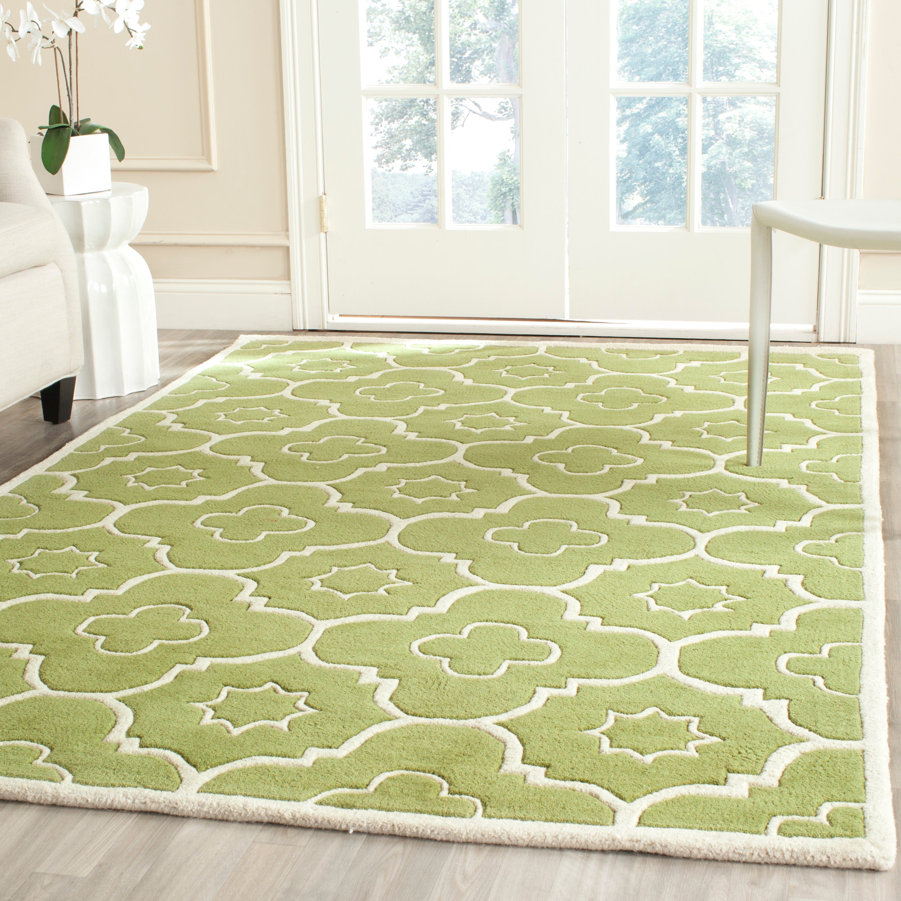 Safavieh Chatham 750 Rug, CHT750 - Green / Ivory