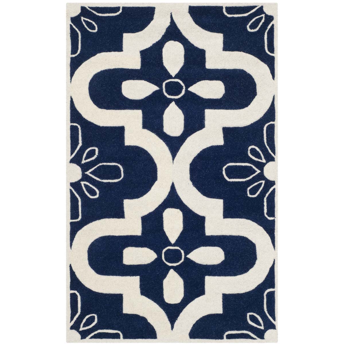 Safavieh Chatham 751 Rug, CHT751 - Dark Blue / Ivory