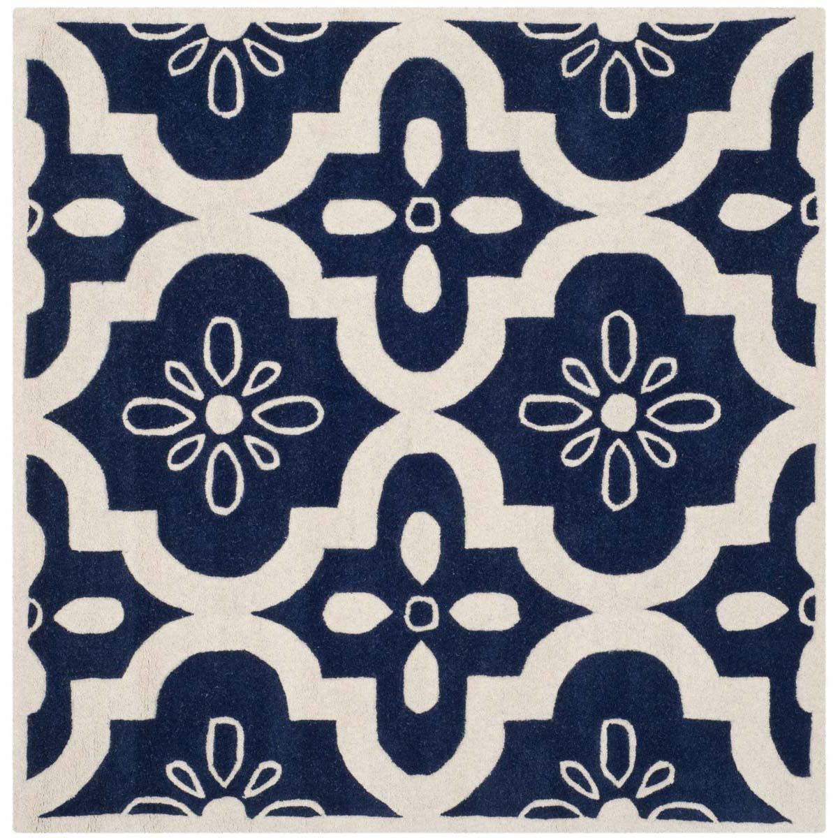 Safavieh Chatham 751 Rug, CHT751 - Dark Blue / Ivory