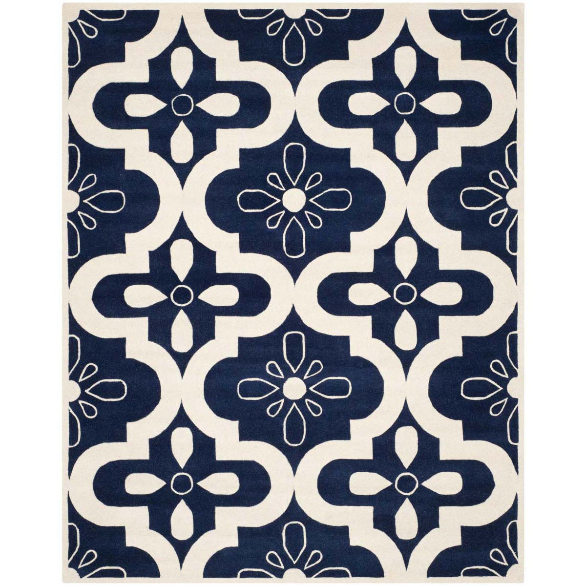 Safavieh Chatham 751 Rug, CHT751 - Dark Blue / Ivory