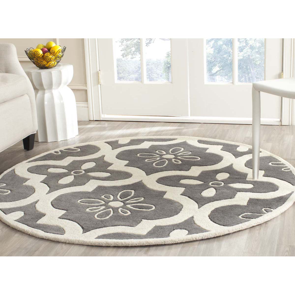 Safavieh Chatham 751 Rug, CHT751 - Dark Grey / Ivory