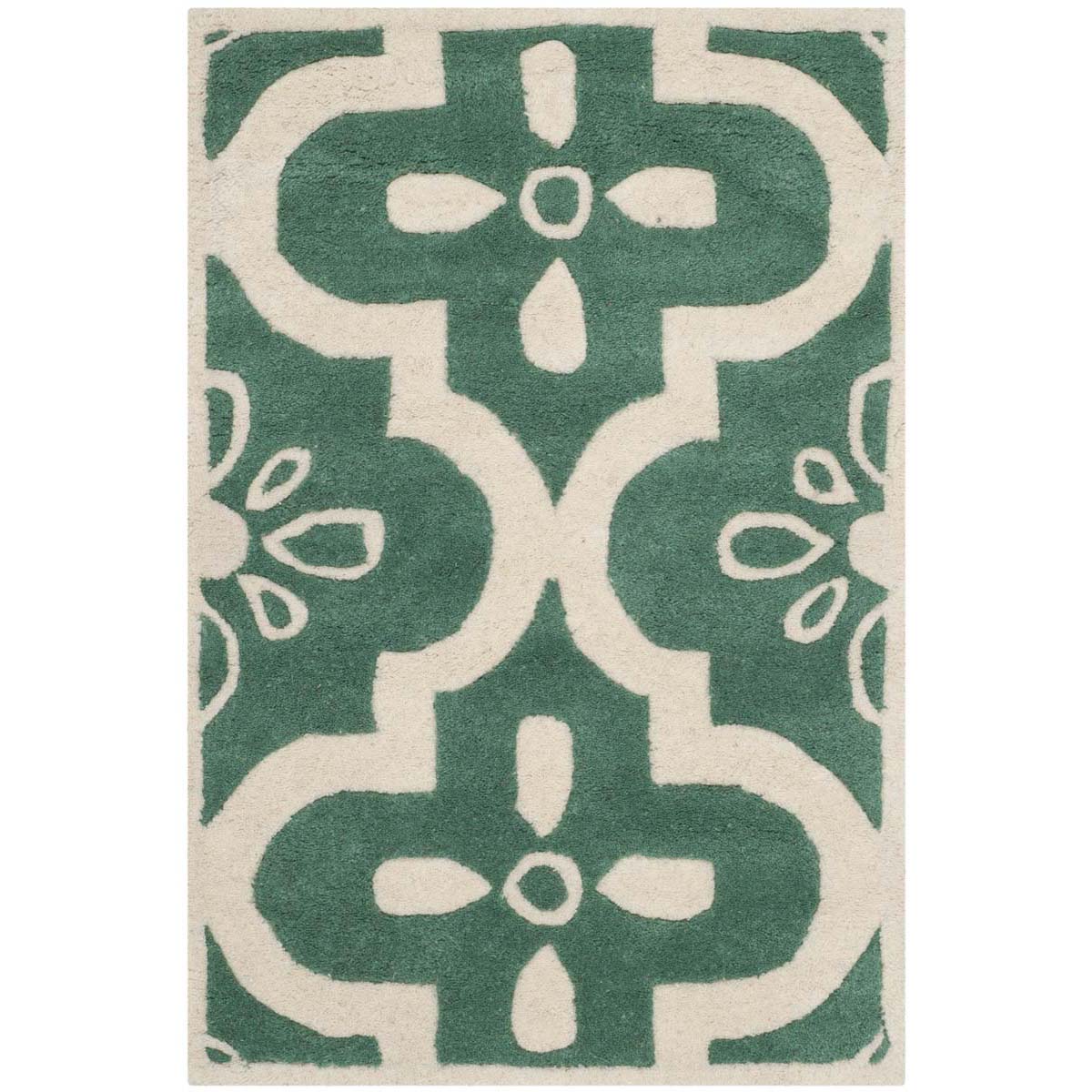 Safavieh Chatham 751 Rug, CHT751 - Teal / Ivory