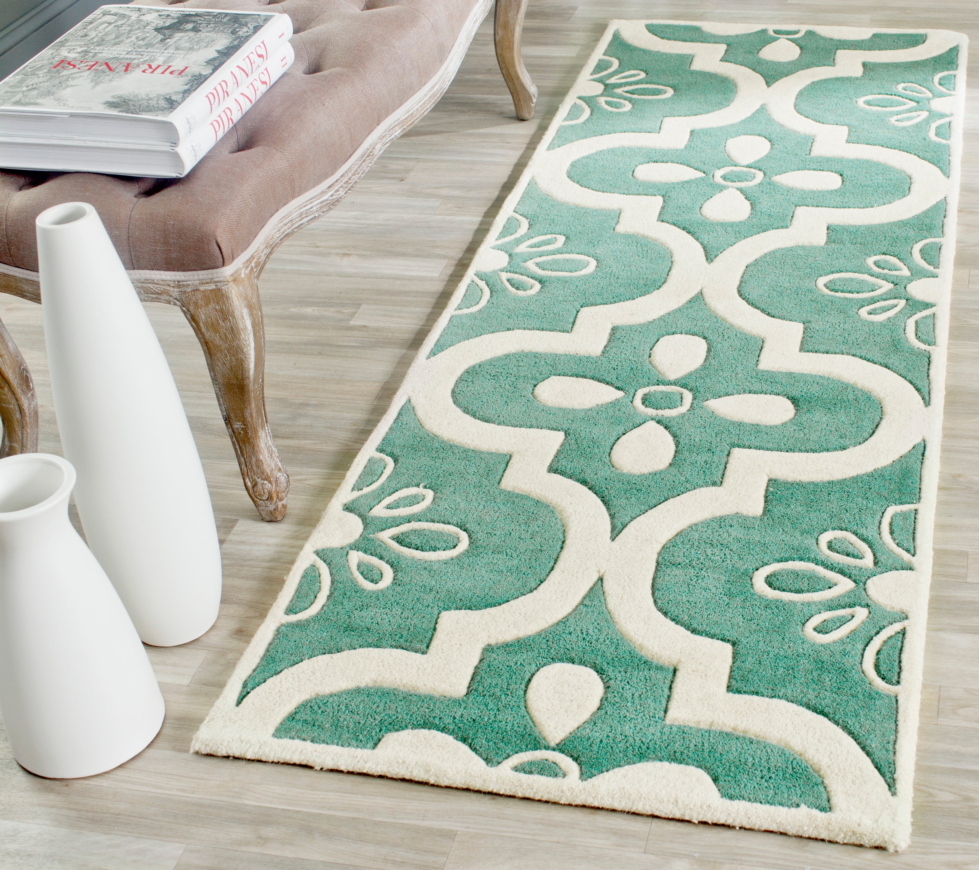 Safavieh Chatham 751 Rug, CHT751 - Teal / Ivory