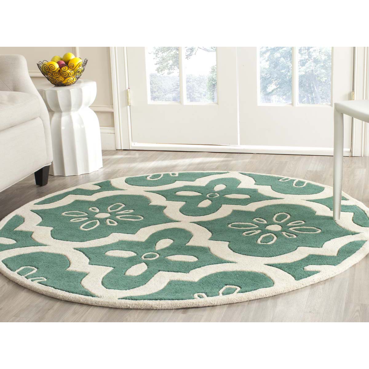 Safavieh Chatham 751 Rug, CHT751 - Teal / Ivory