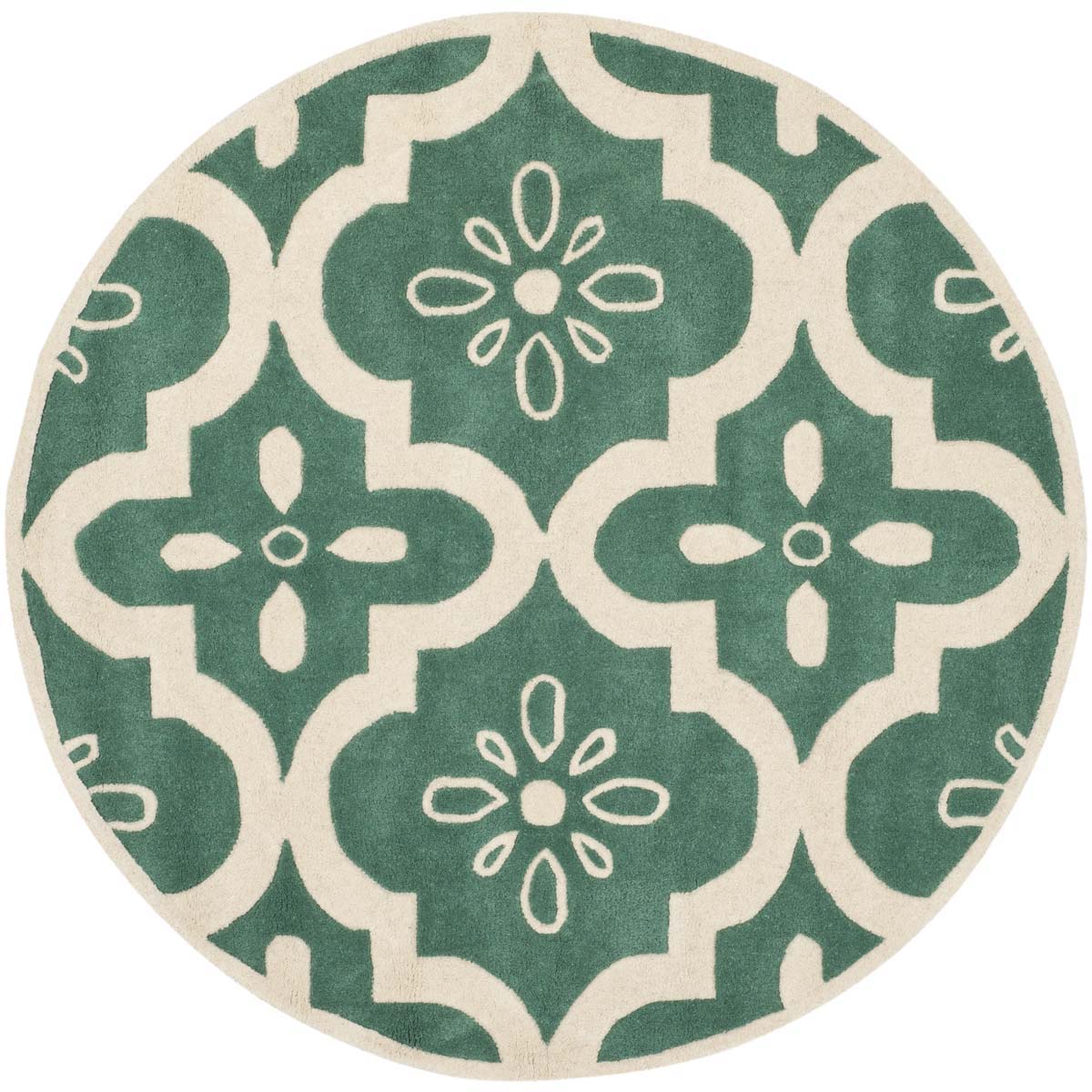 Safavieh Chatham 751 Rug, CHT751 - Teal / Ivory