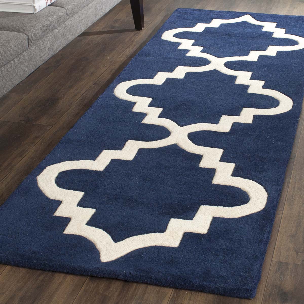 Safavieh Chatham 753 Rug, CHT753 - Dark Blue / Ivory