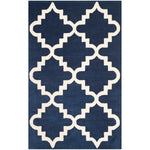Safavieh Chatham 753 Rug, CHT753 - Dark Blue / Ivory