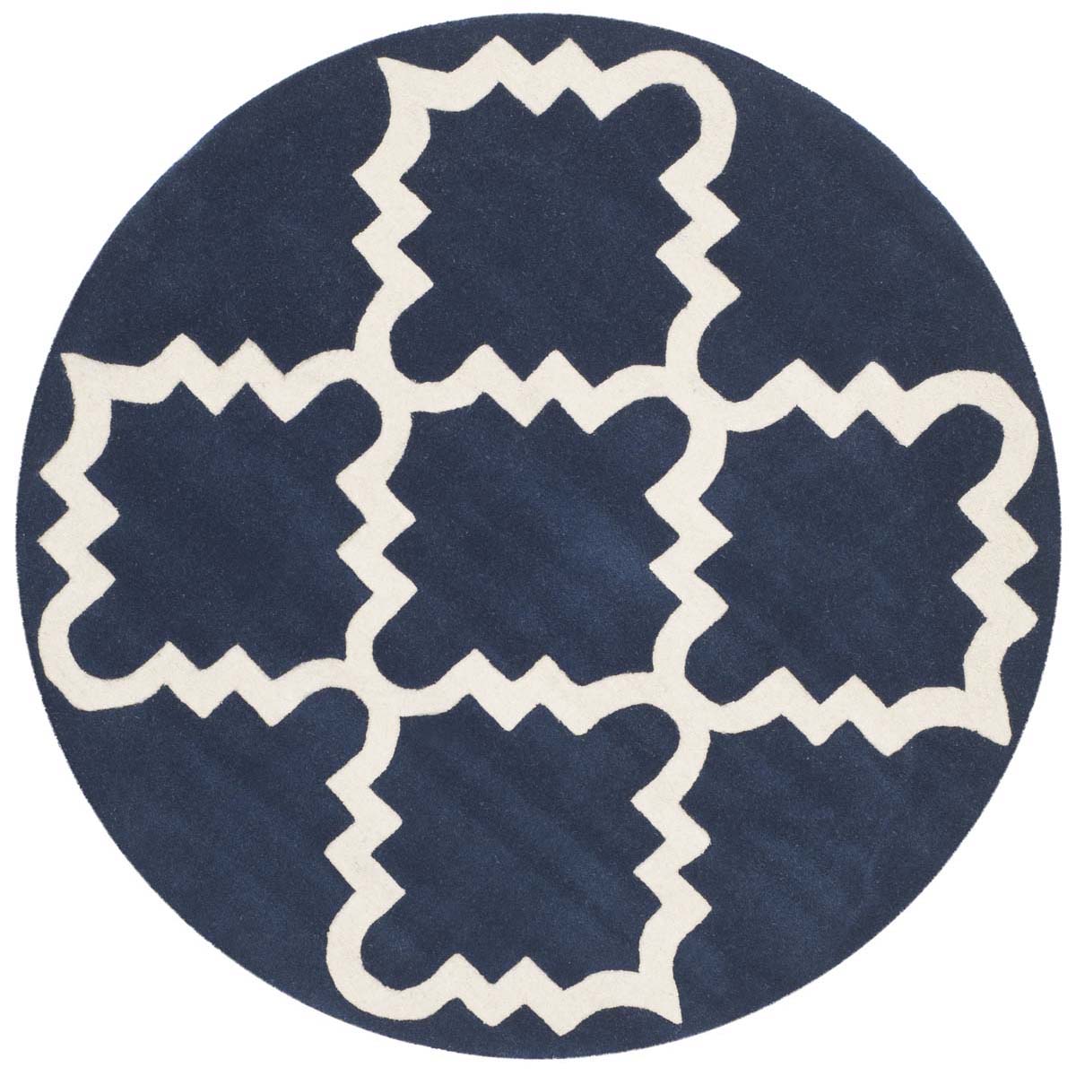 Safavieh Chatham 753 Rug, CHT753 - Dark Blue / Ivory
