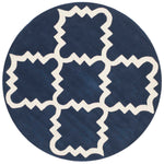 Safavieh Chatham 753 Rug, CHT753 - Dark Blue / Ivory