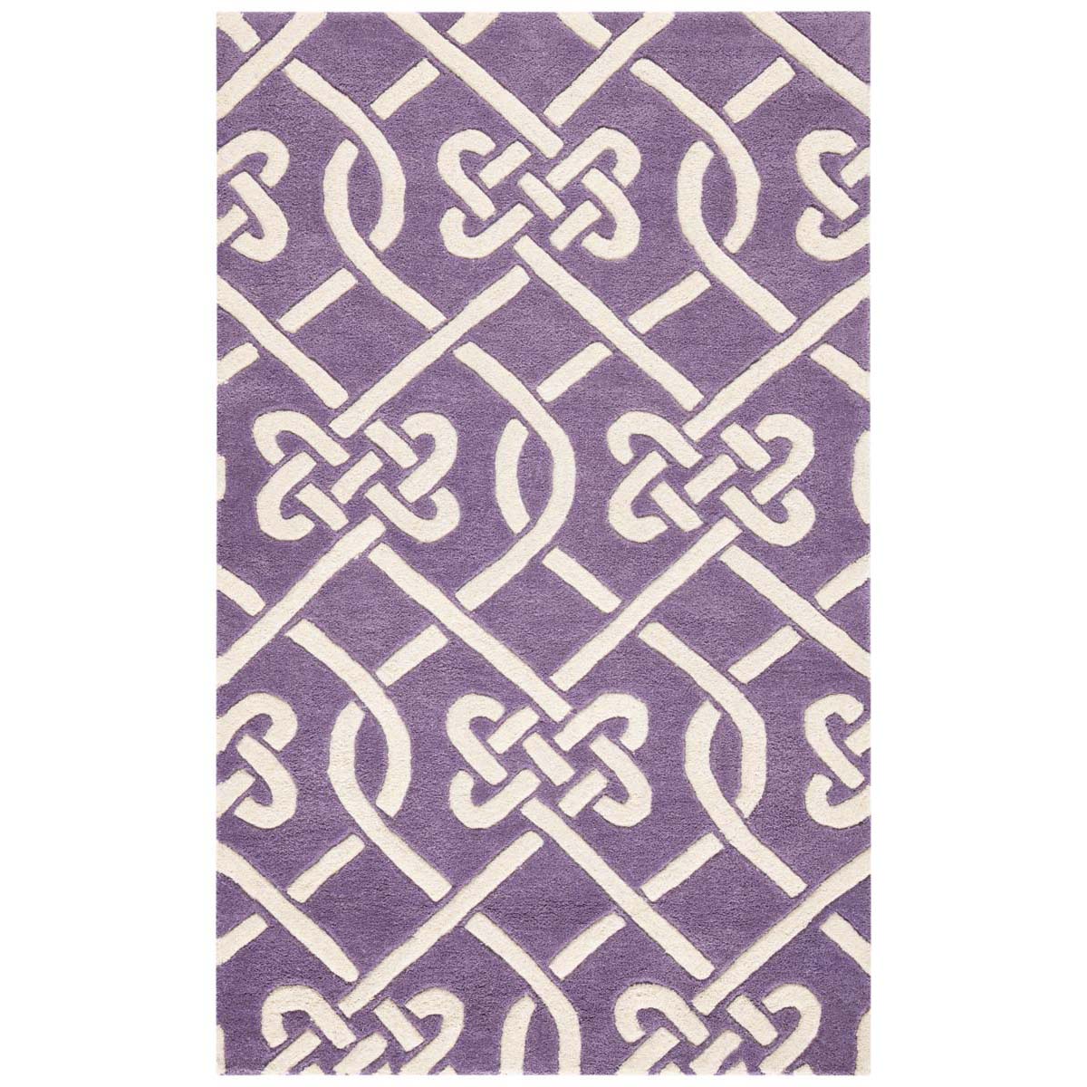 Safavieh Chatham 754 Rug, CHT754 - Purple / Ivory