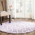 Safavieh Chatham 754 Rug, CHT754 - Purple / Ivory