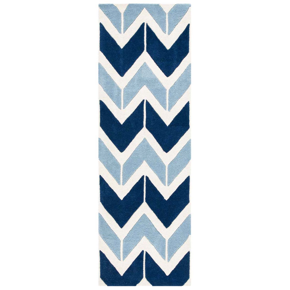 Safavieh Chatham 756 Rug, CHT756 - Dark Blue / Light Blue