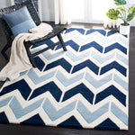 Safavieh Chatham 756 Rug, CHT756 - Dark Blue / Light Blue