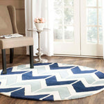 Safavieh Chatham 756 Rug, CHT756 - Dark Blue / Light Blue