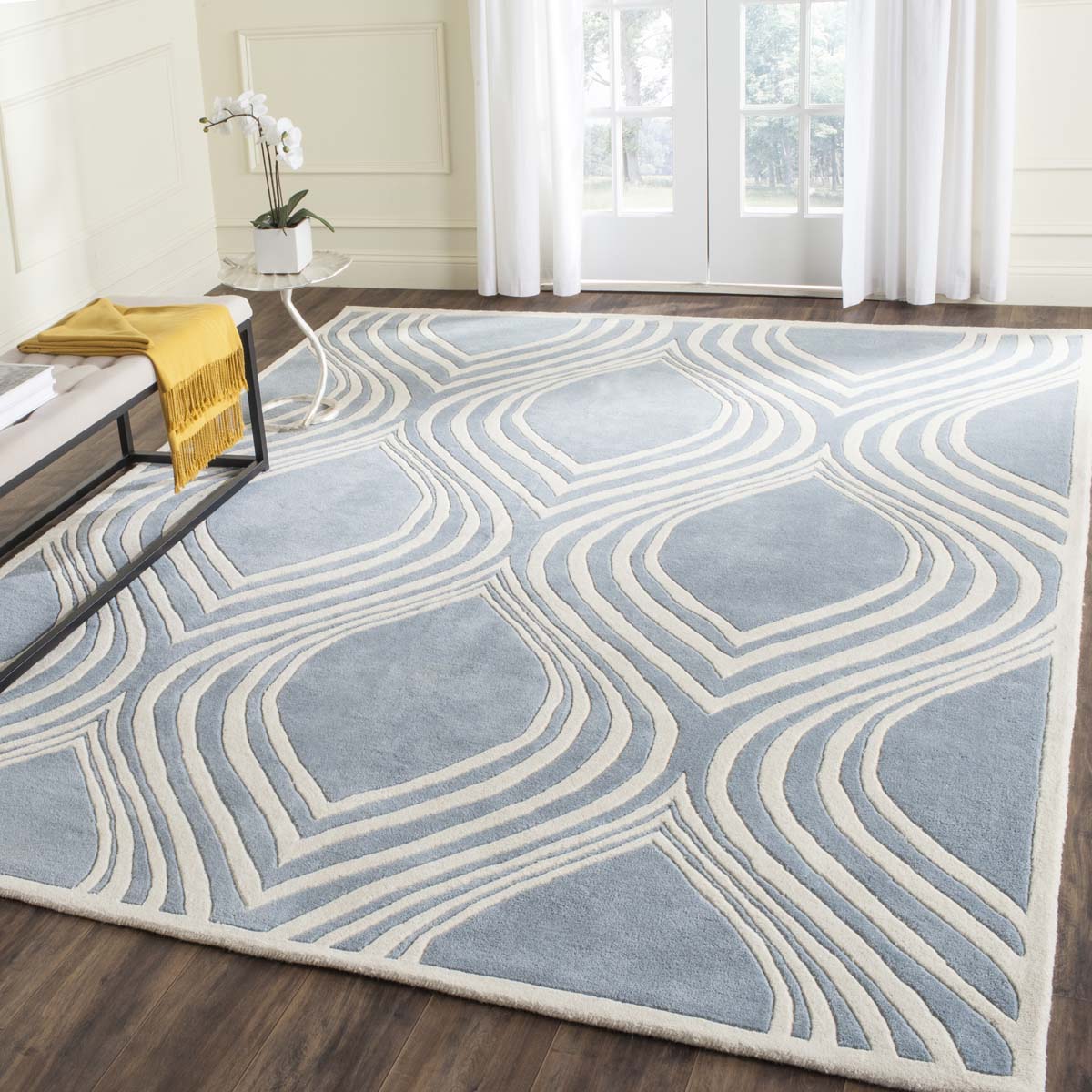 Safavieh Chatham 758 Rug, CHT758 - Blue / Ivory