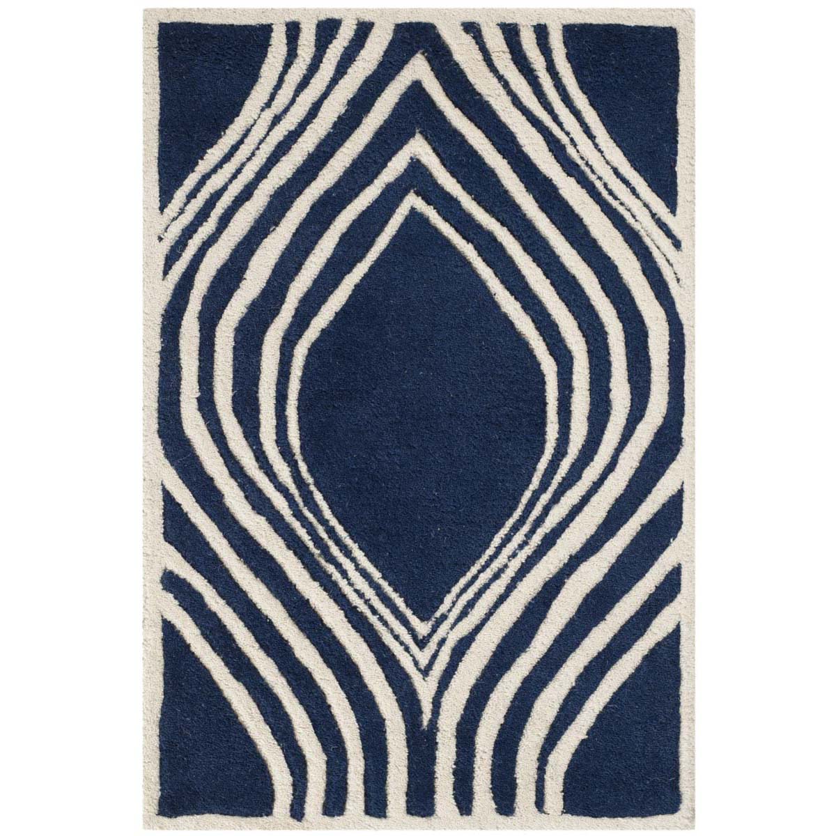 Safavieh Chatham 758 Rug, CHT758 - Dark Blue / Ivory