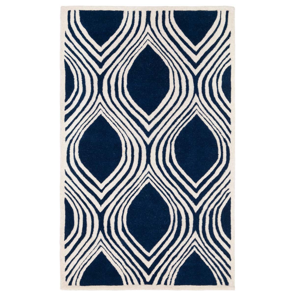Safavieh Chatham 758 Rug, CHT758 - Dark Blue / Ivory